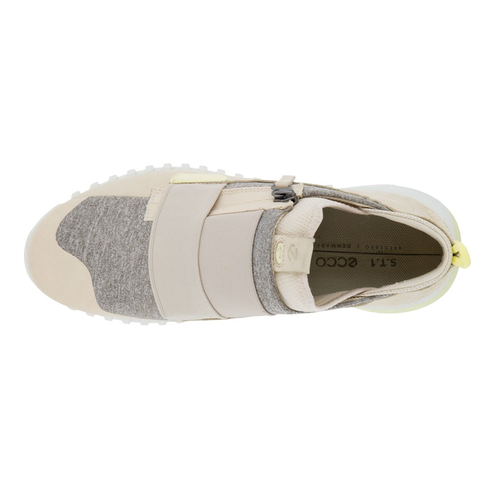 Slip On Mujer - ECCO Zipflex - Beige - XFZ924138